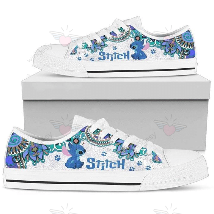 Stitch Cartoon Sti Pattern Sneakers Shoes A12009059S