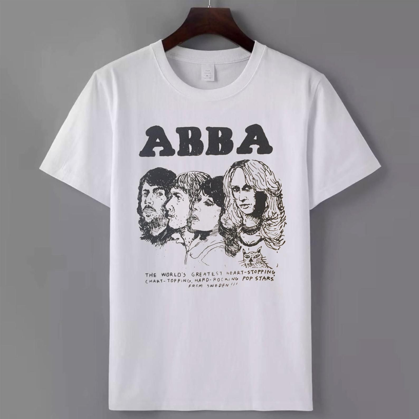 Abba Pop Band T-shirt Abba Vintage T-shirt Music T-shirt Country Music T-shirt Gift For Fan 90’s Shirtretro Shirtgift For Himfor Her