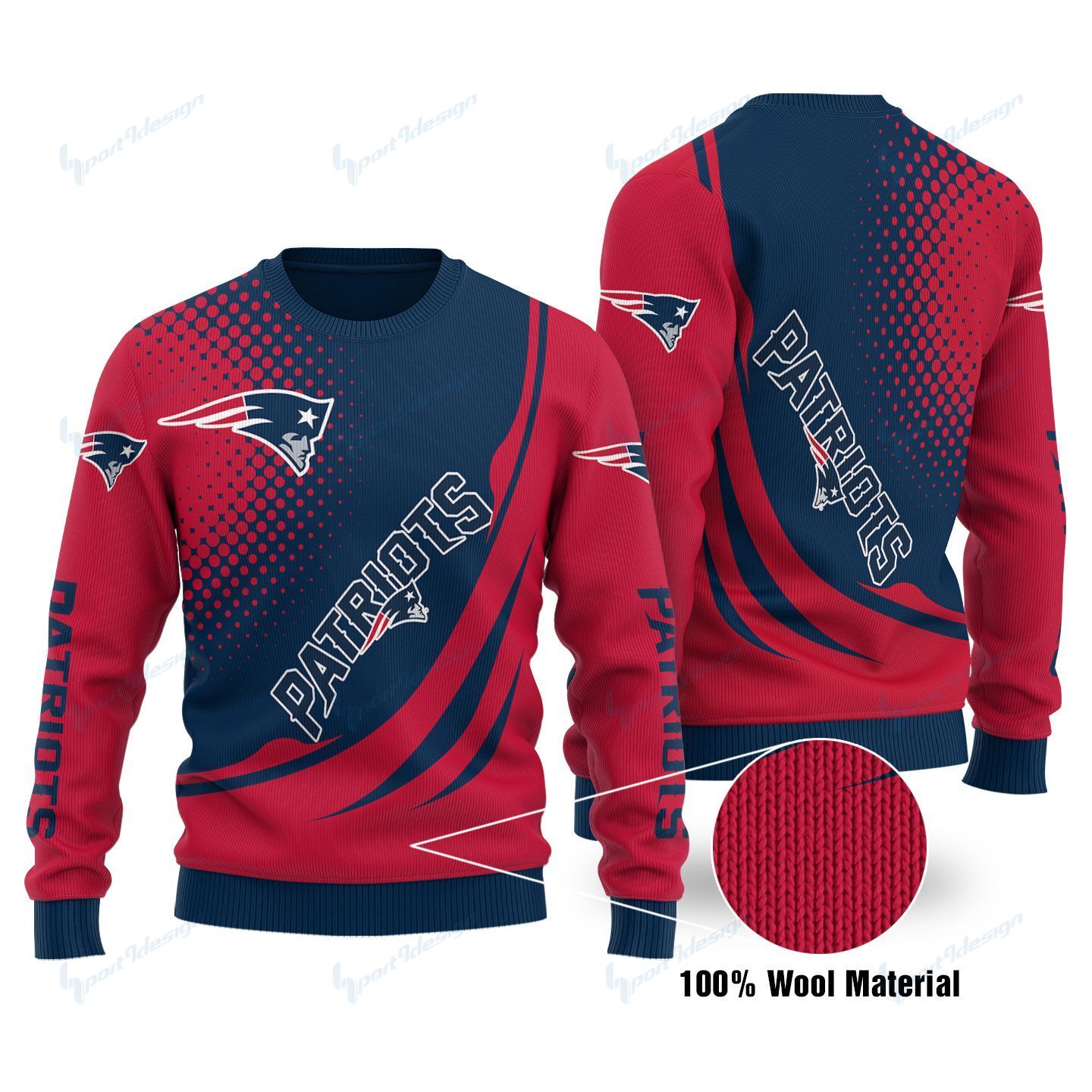 New England Patriots Sweater 50