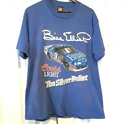 Bill Elliot 1993 Vintage Nascar Coors Light Single Stitch T-shirt X 7519