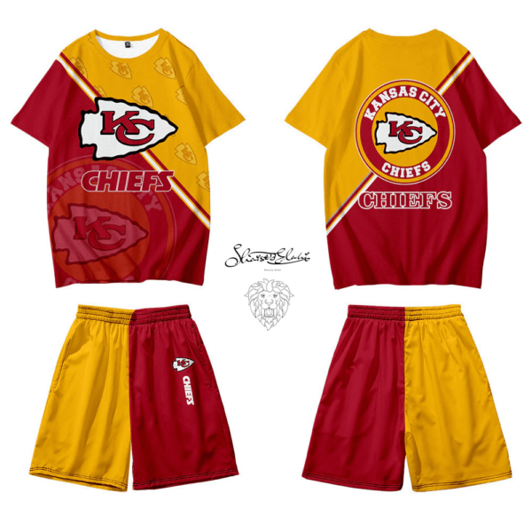 Kansas City Chiefs T-Shirt And Shorts Bg142