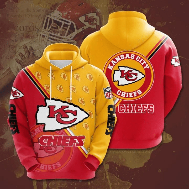 Kansas City Chiefs All Over Printed Hoodie TN240951