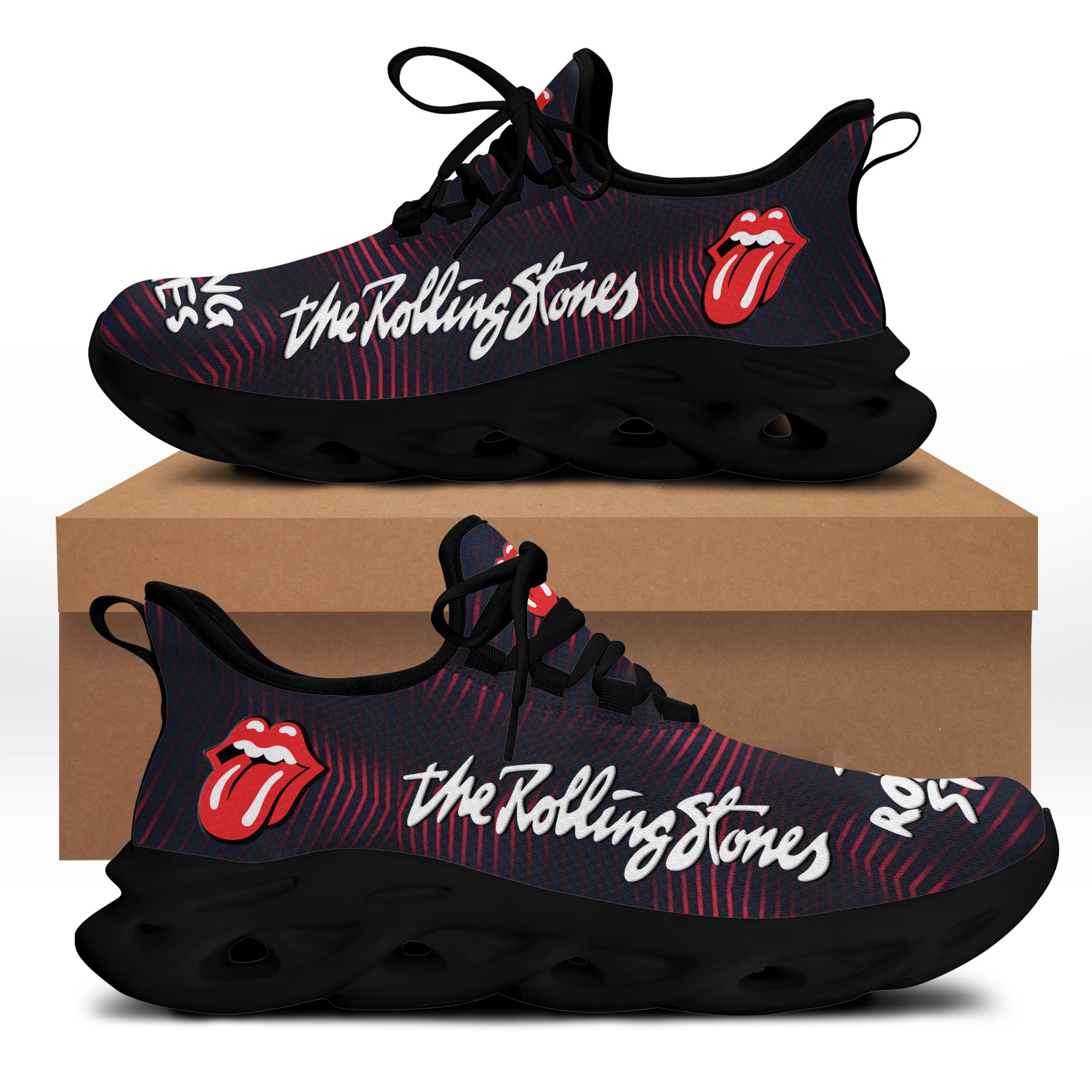 The Rolling Stones NTH-NH BS Running Shoes Ver 2 (Red)