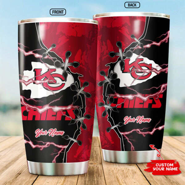 Kansas City Chiefs Personalized Tumbler Bg208