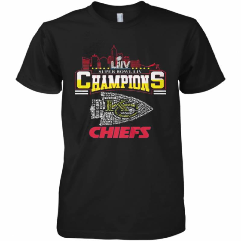 Super Liv Bowl Champios Kansas City Chiefs Football Team Premium Men's T-Shirt