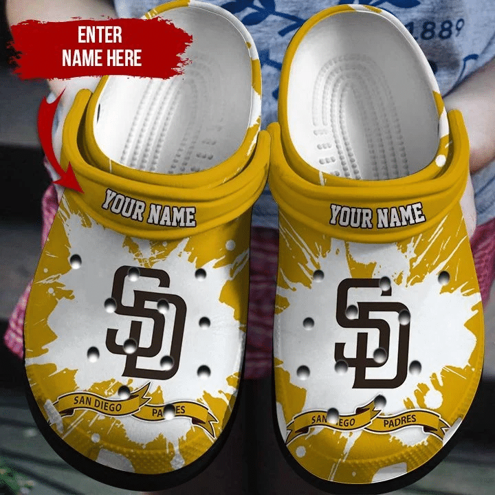 San Diego Padres Personalized Crocs Clog Shoescrocband Clog Unisex Fashion Style For Women Men Crocs274