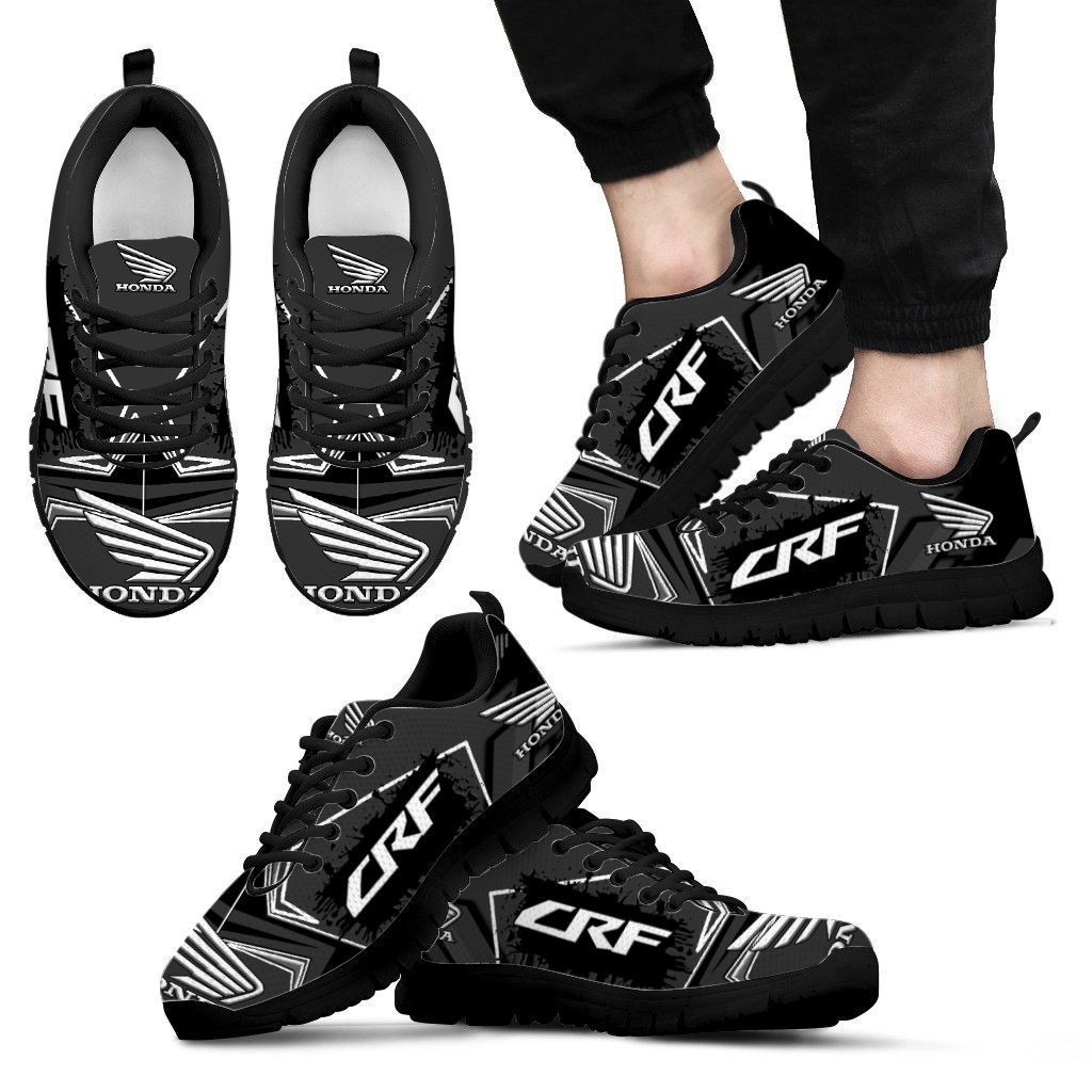 3D Printed Honda Crf Lph Sneakers Ver 1 For Men & Women (Black)