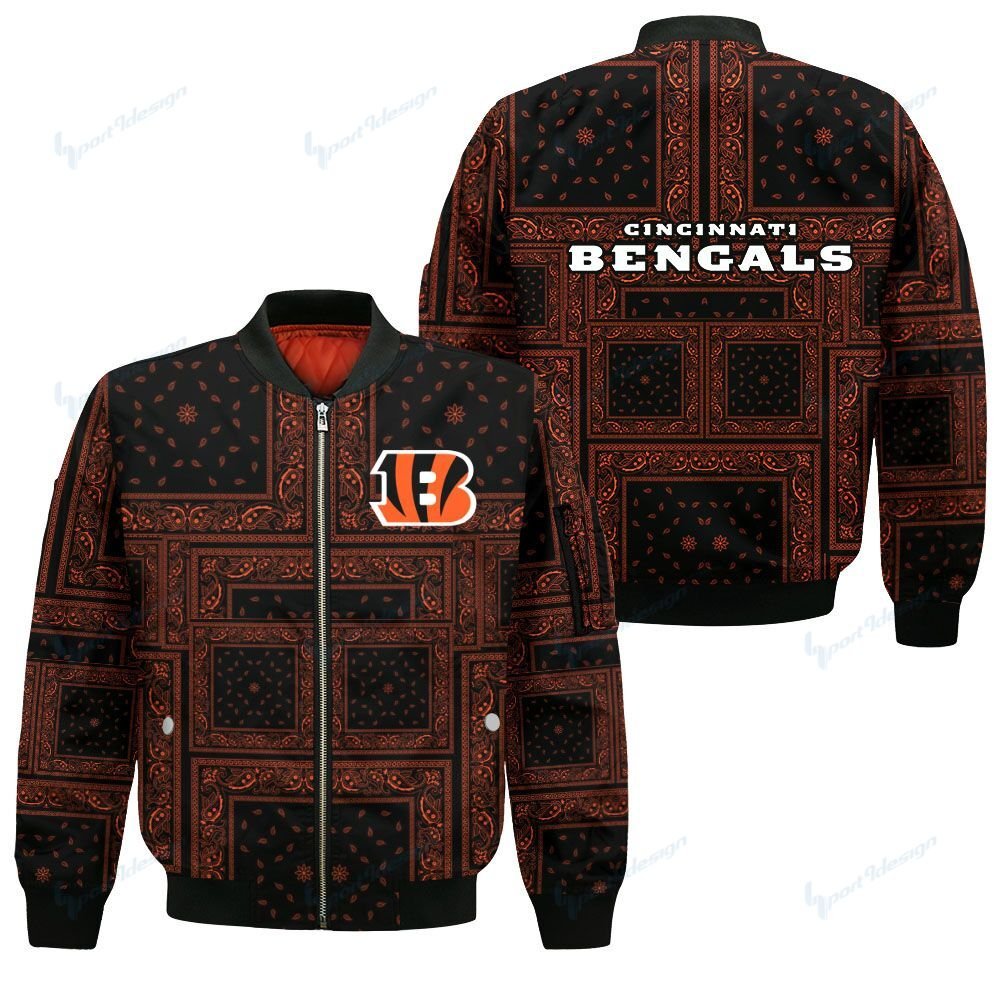 Cincinnati Bengals Bomber Jacket 07