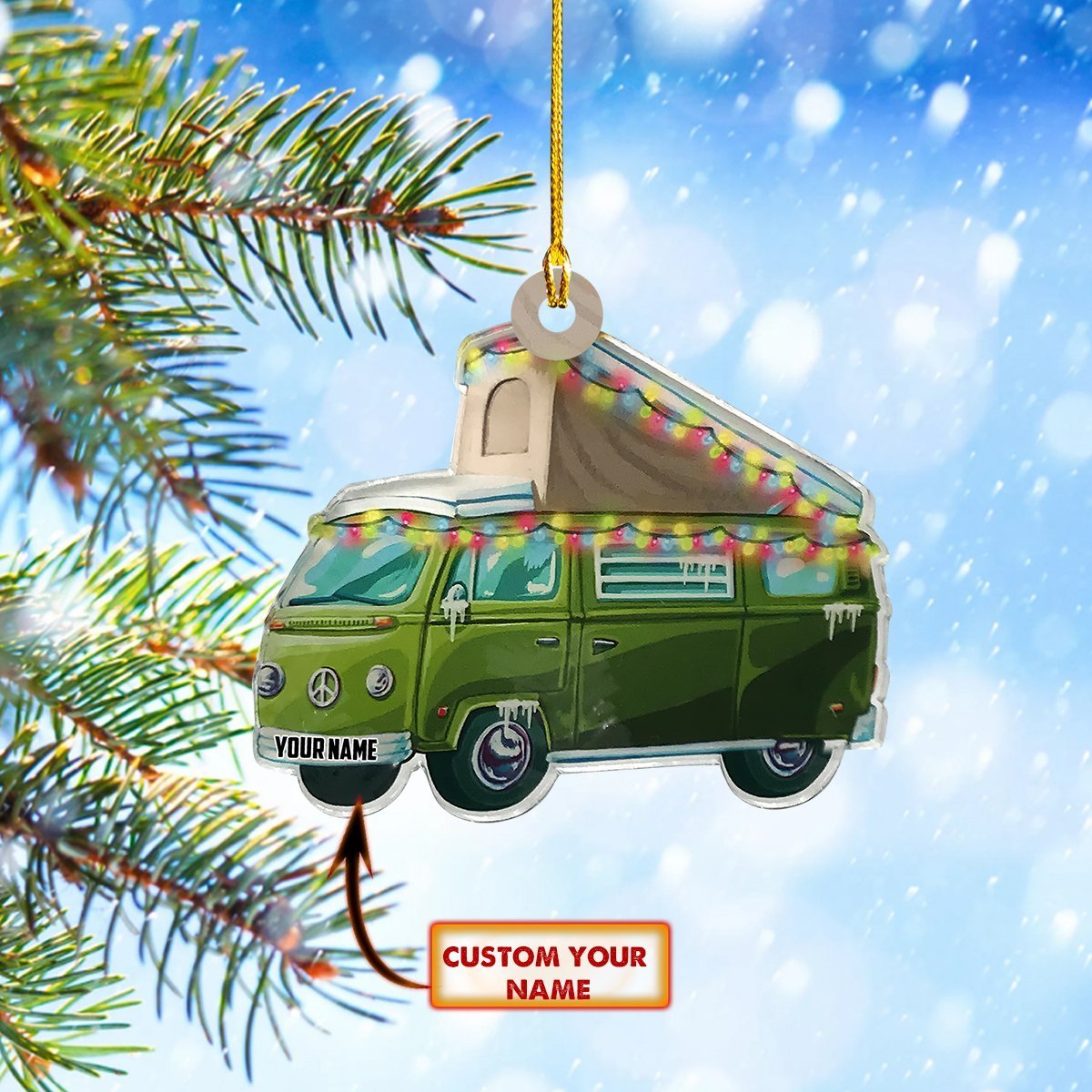 Rd Hkm Camping – Custom Shaped Ornament 19 – Mitru