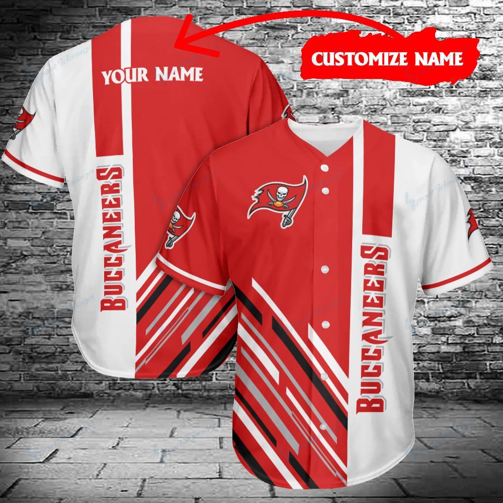 Tampa Bay Buccaneers Personalized Baseball Jersey 462