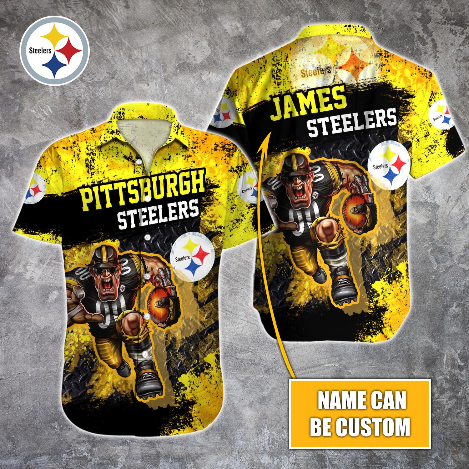 Pittsburgh Steelers Nfl-Hawaiian Shirt Custom T-40720