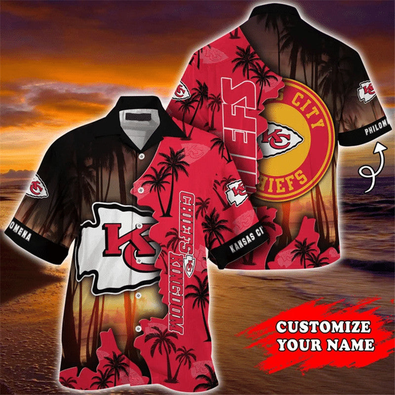 Kansas City Chiefs Hawaiian 3D Shirt