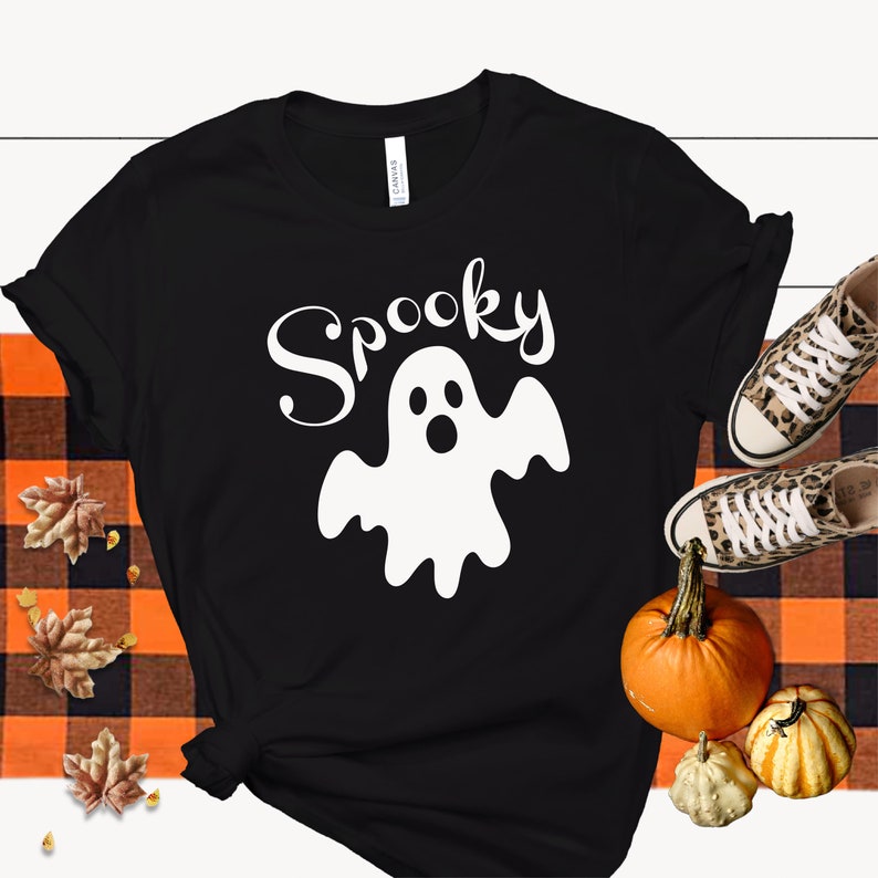 Spooky Halloween Shirt, Halloween Tshirts, Halloween Shirts, Adult Halloween Shirt, Kids Halloween Costume Halloween Gift X Bespoketshirt Fashion