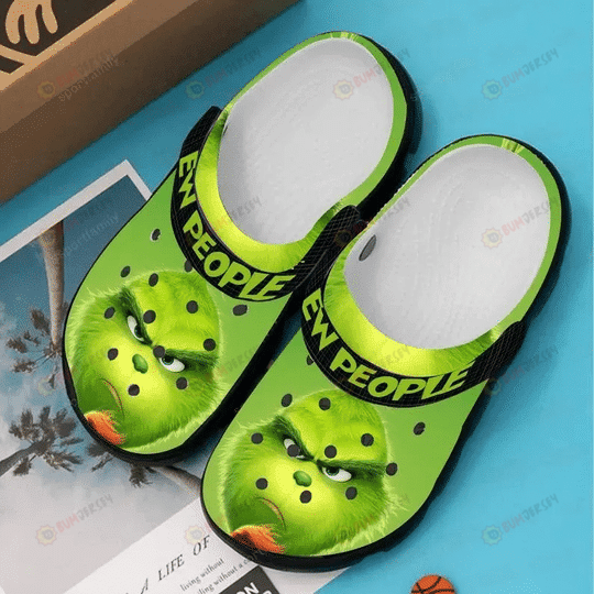 The Grinch Ew People Funny Crocss Classic Clogs Shoes In Green – Aop Clog