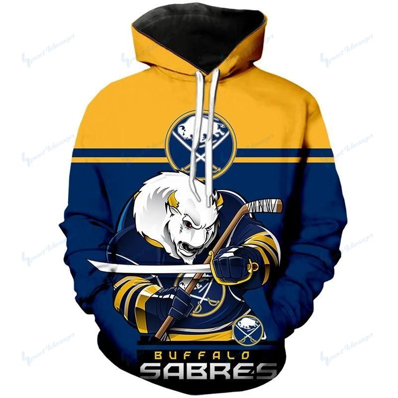 Buffalo Sabres Limited Edition Over Print Full 3D   Hoodie S – 5XL