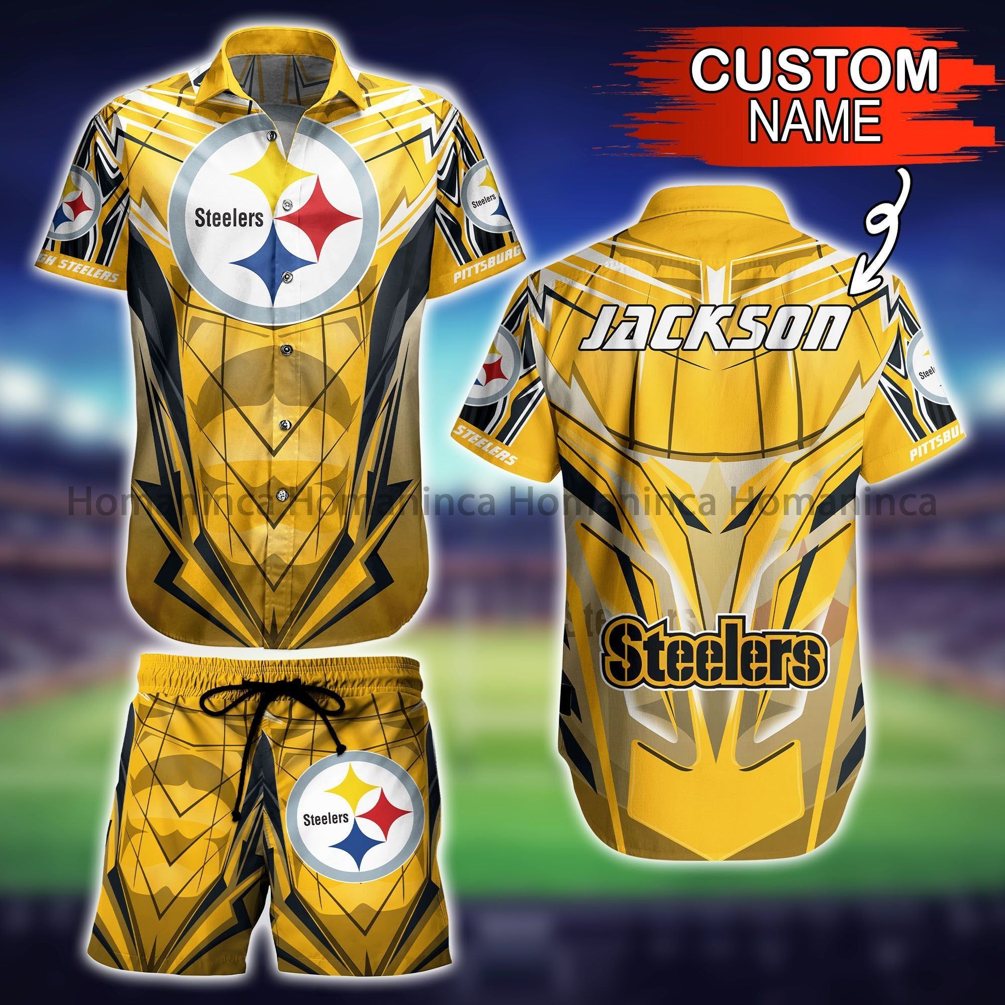 Pittsburgh Steelers Nfl Hawaiian Suite Summer Beach Suite, Nfl Fan Gift Thw095