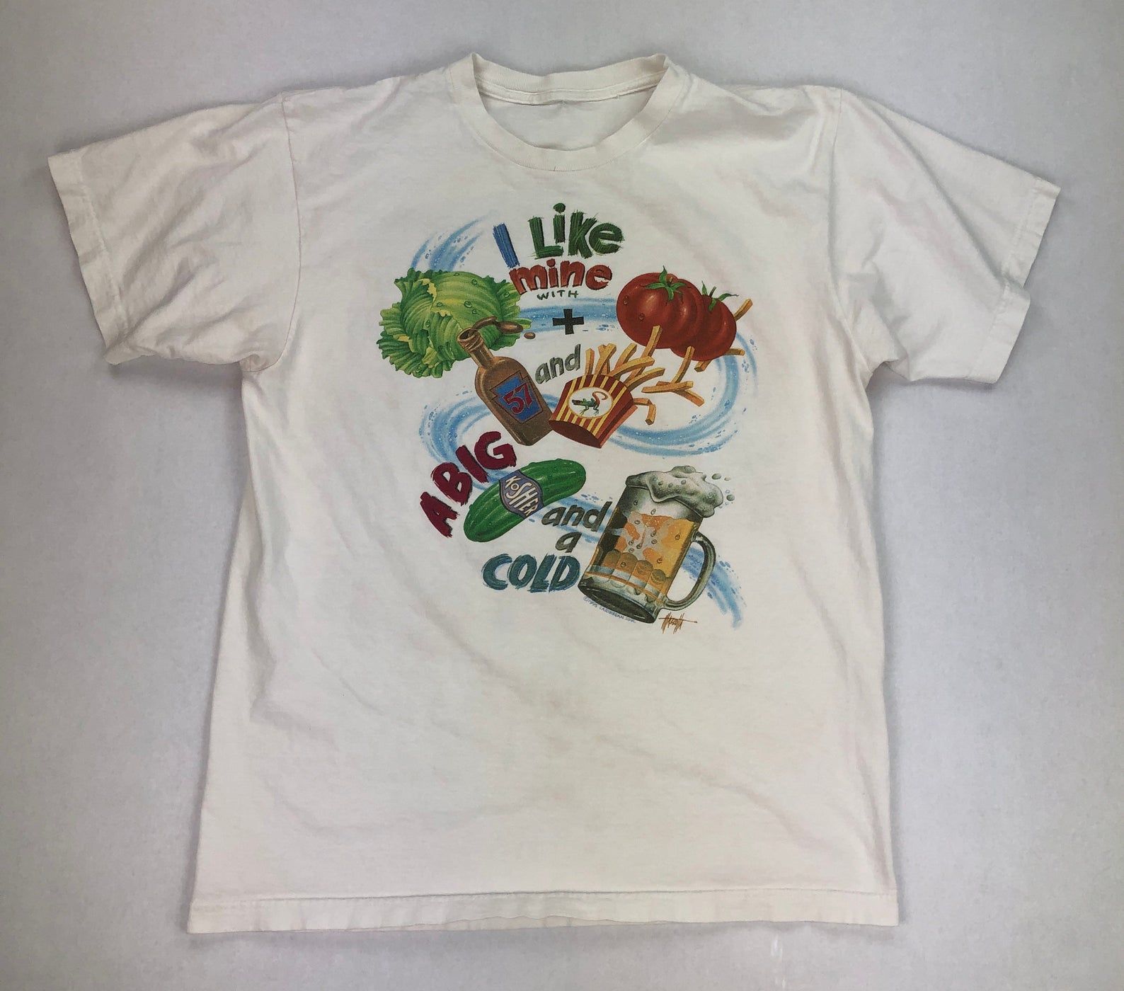 Vintage Jimmy Buffet Cheeseburger In Paradise T-shirt