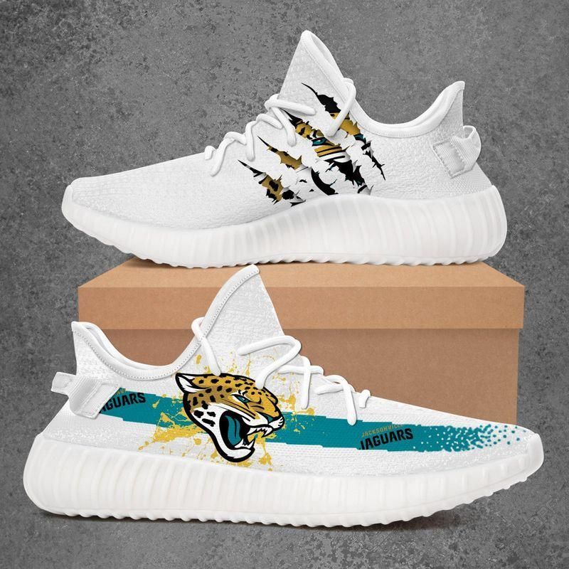 Jacksonville Jaguars Custom Yeezy Sport Teams Yeezy Boost 350 V2 Top Trending Custom Shoes Gift 2