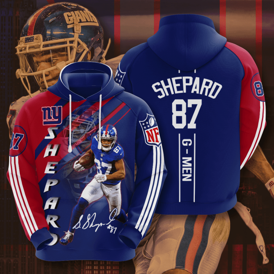 New York Giants Sterling Shepard 24 Unisex 3D Hoodie Gift For Fans