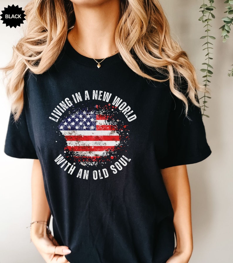 Oliver Anthony Shirt, Country Music Concert Outfit, Rich Men North Of Richmond, Blue Collar T-Shirt, Patriotic Shirt, American Flag Tee, Usa