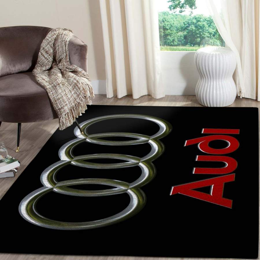 Audi Logo SuperCars Area Rugs Living Room Carpet FN151204 Local Brands Floor Decor The US Decor