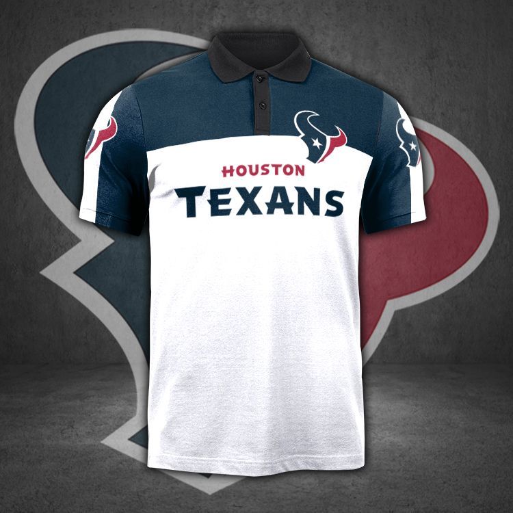 Houston Texans Polo T-shirt W210906 - Funnymugsandshirts Fashion