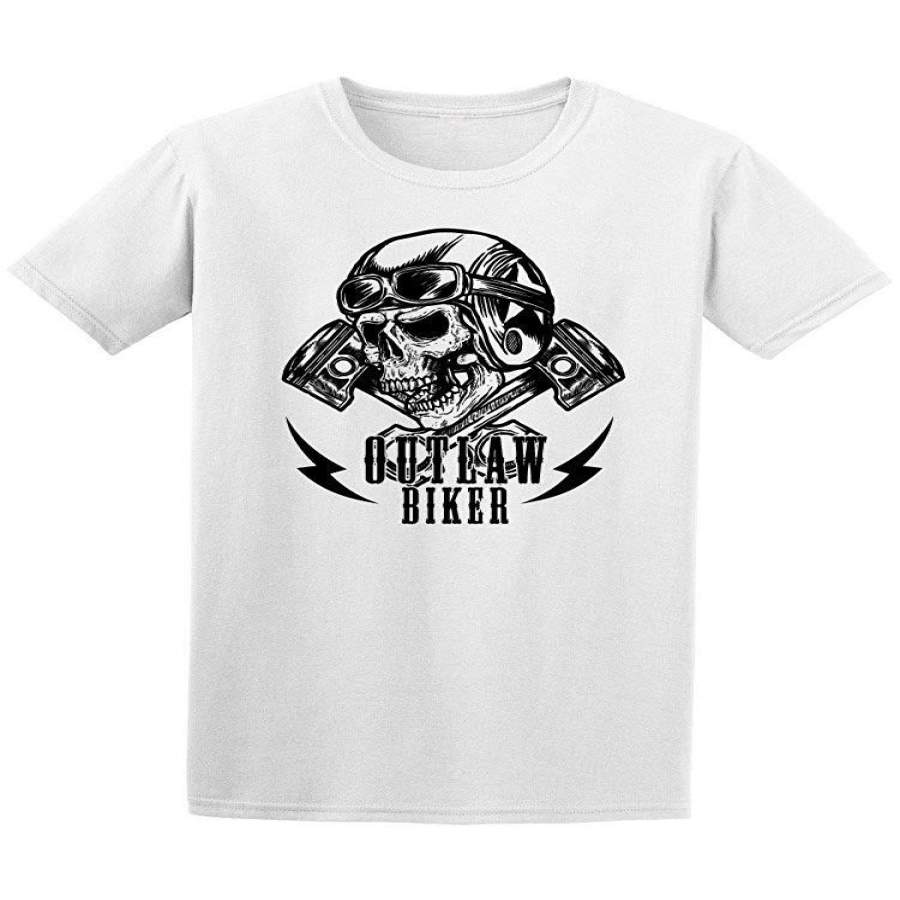 Vintage Outlaw Biker Short Sleeve T-Shirt Men’S Summer T-Shirts