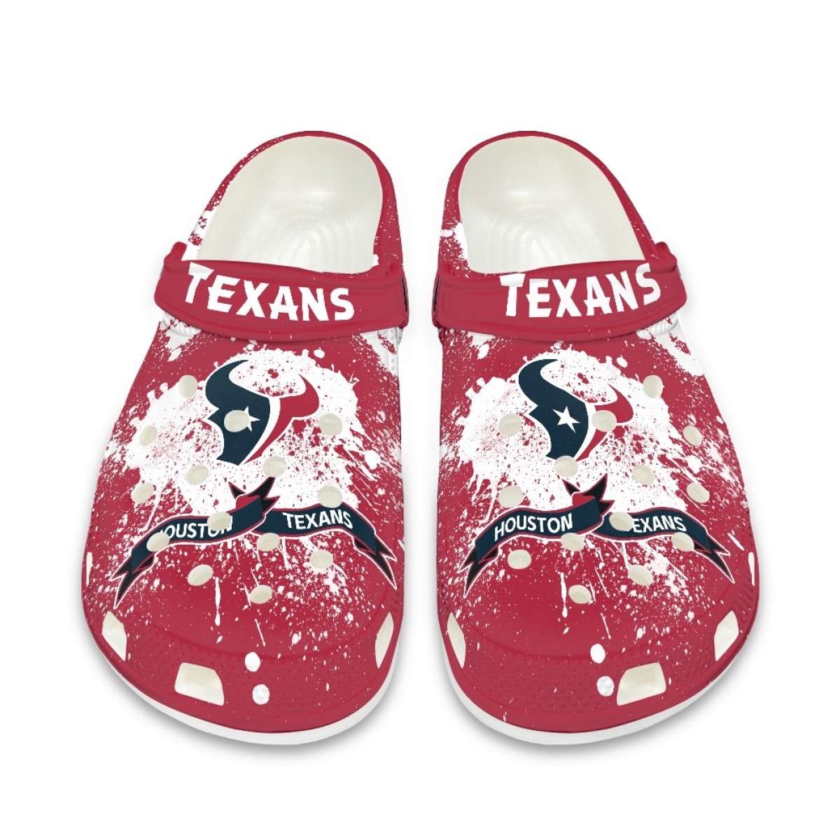 Houston Texans Crocs Shoes Cute Style#3 Shoes For Fans