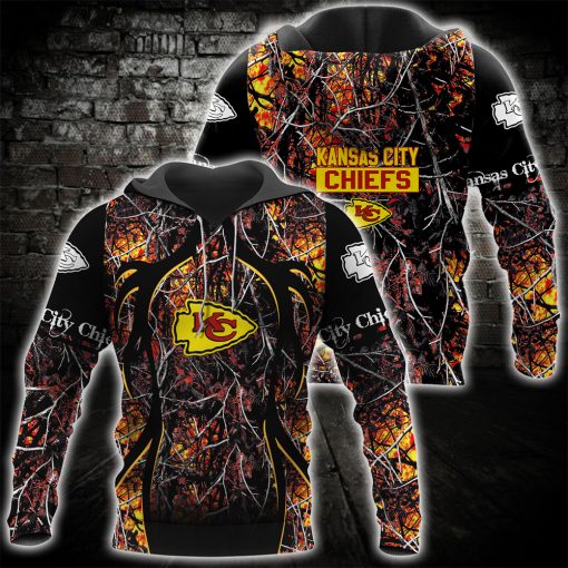 Kansas City Chiefs – TShirt, Hoodie, Sweatshirt… Wildfire Camo