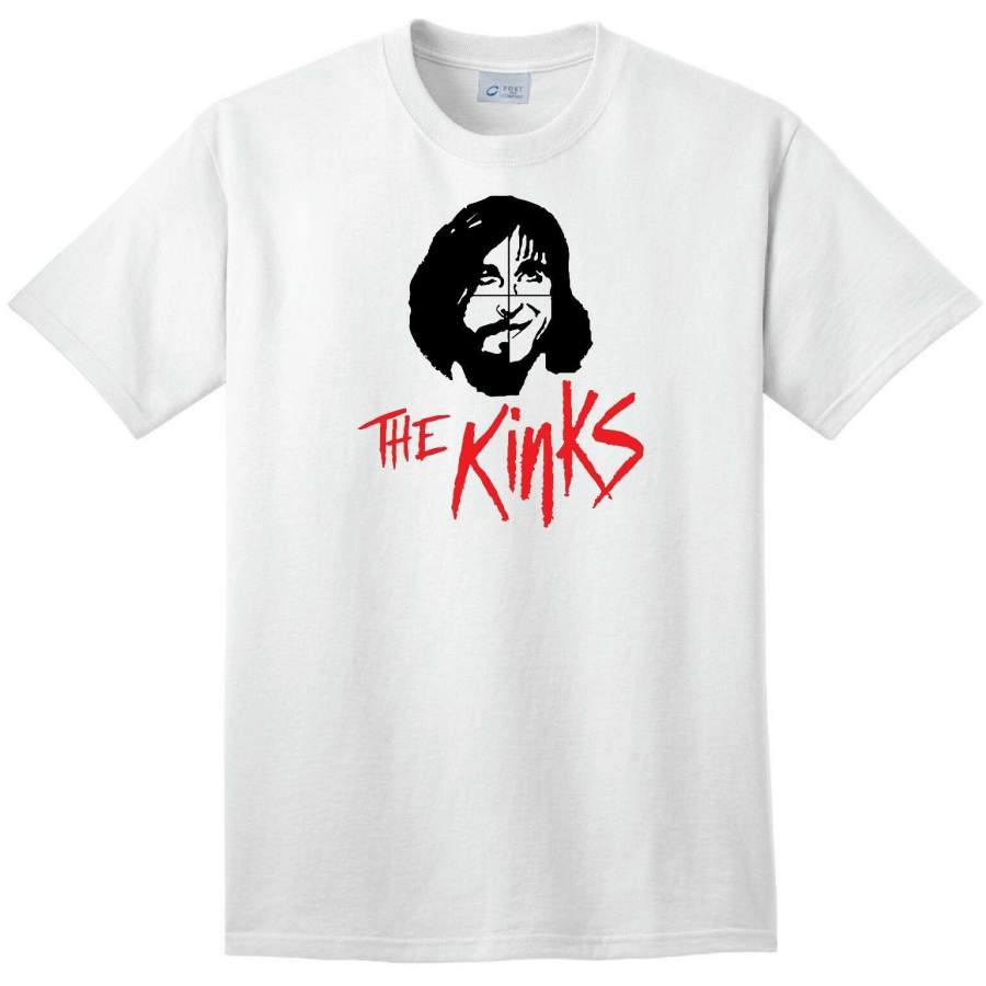 The Kinks Face Logo T-Shirt British Pop Rock Vintage Retro Classic Band shirt