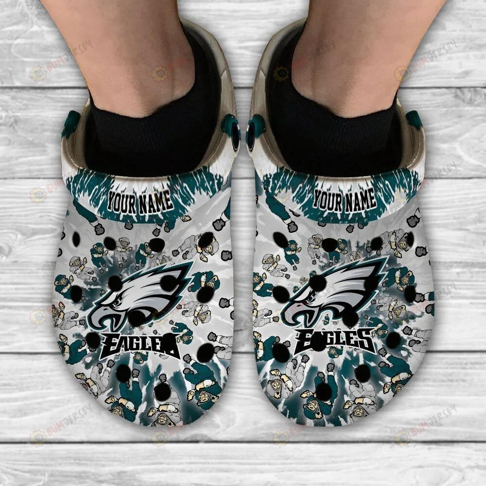 Philadelphia Eagles Grateful Dead Custom Personalized Crocs Classic Clogs Shoes – Aop Clog