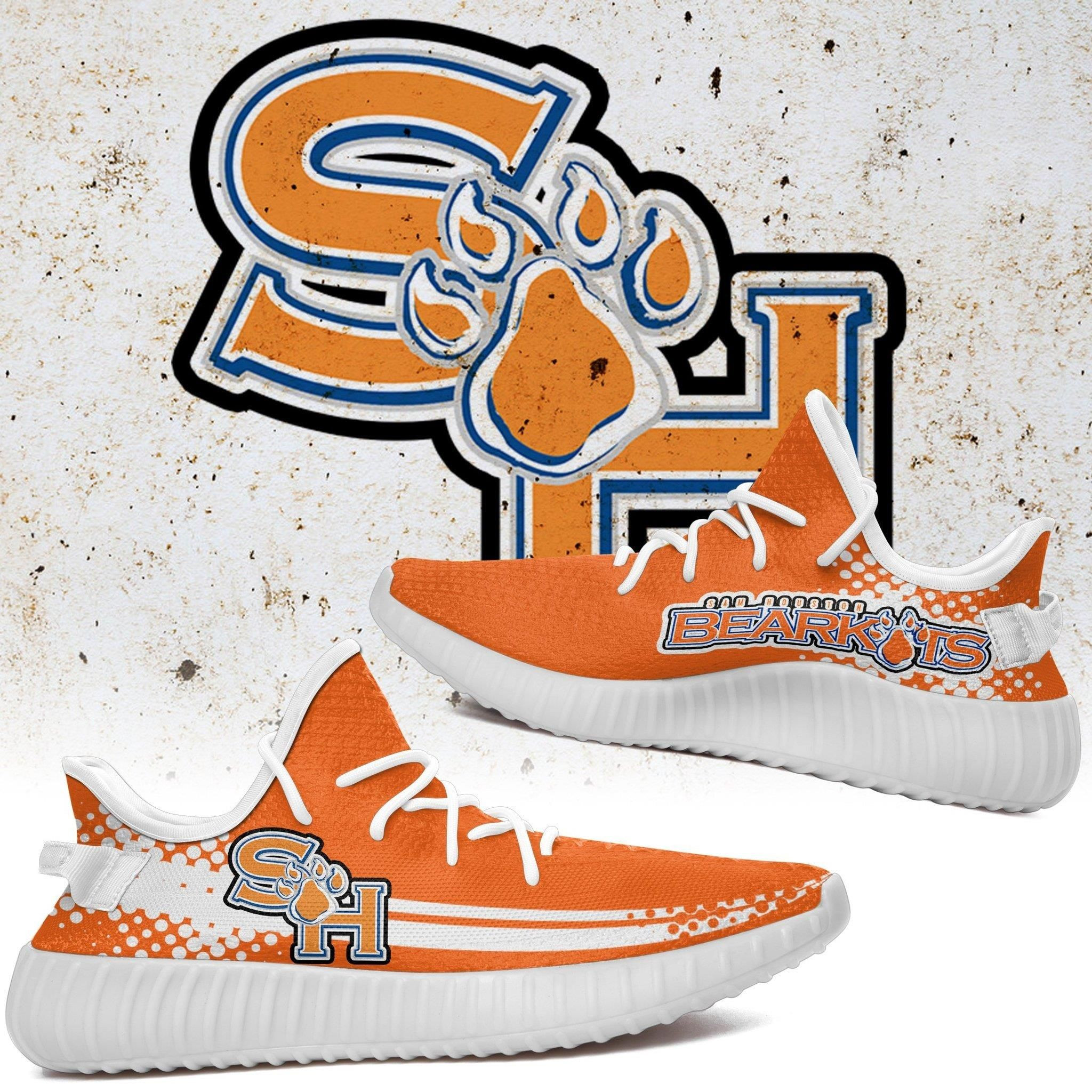 Sam Houston State Bearkats Ncaa Football League Team Cleveland Browns Custom Design Football Fan Like Yeezy Boost Shoes Sports For Men And Women