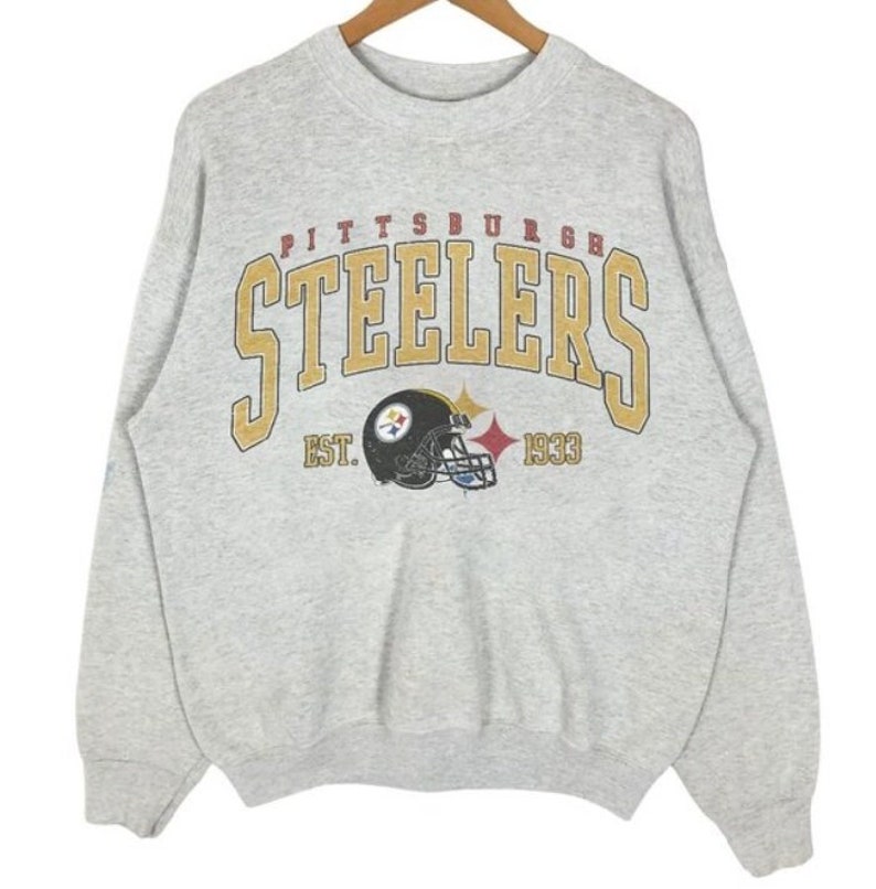 Vintage Nfl Football Shirt, Vintage Pittsburgh Sweatshirt, Football Fan Tee, Gift For Football Fan, Unisex Pittsburgh Sweatshirt