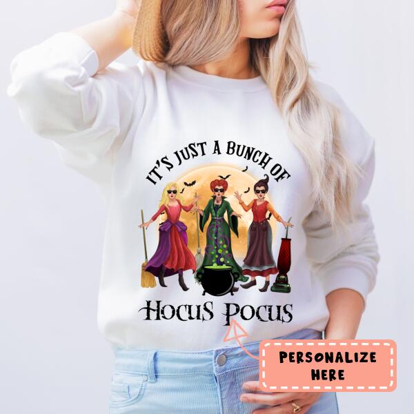 Personalized Halloween Witches Quote Sweatshirt