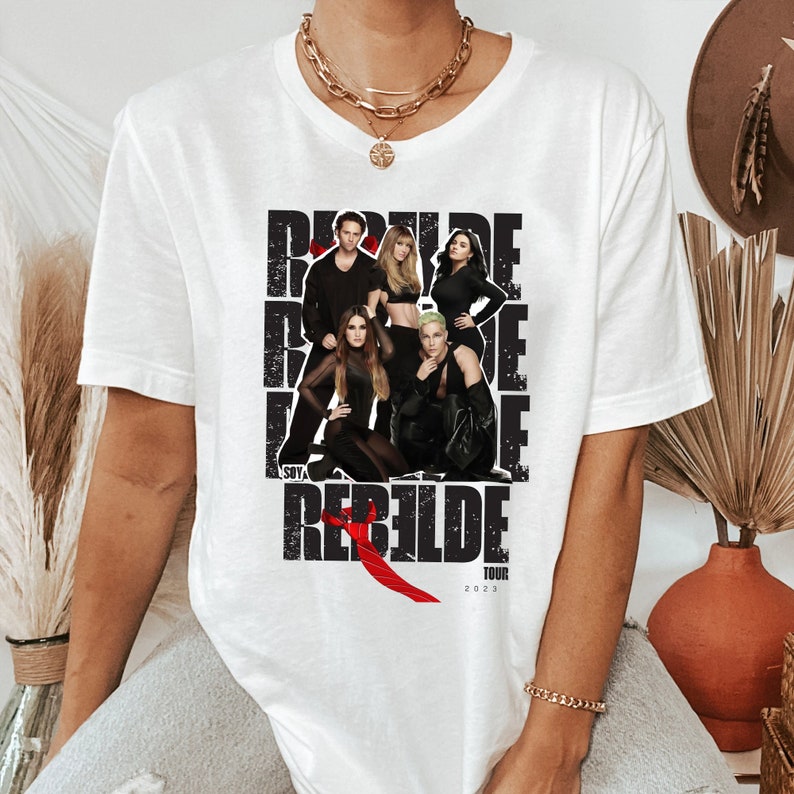 Rbd Rebelde 2023 Rebelde Concert, Rbd Tour, Soy Rebelde T-Shirt, Rbd Shirt, Rebelde Tour Shirt