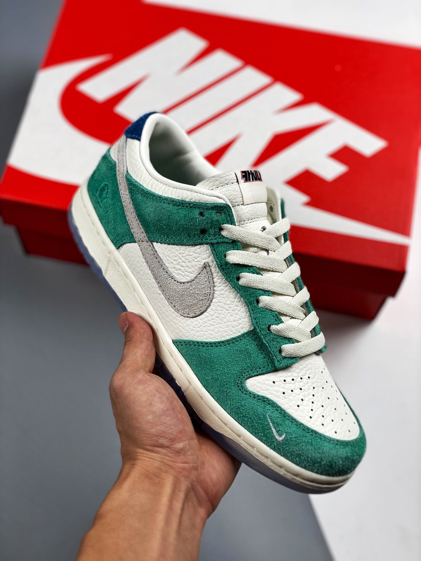 Kasina x Nike Dunk Low SailWhite-Neptune Green-Industrial Blue 5340810