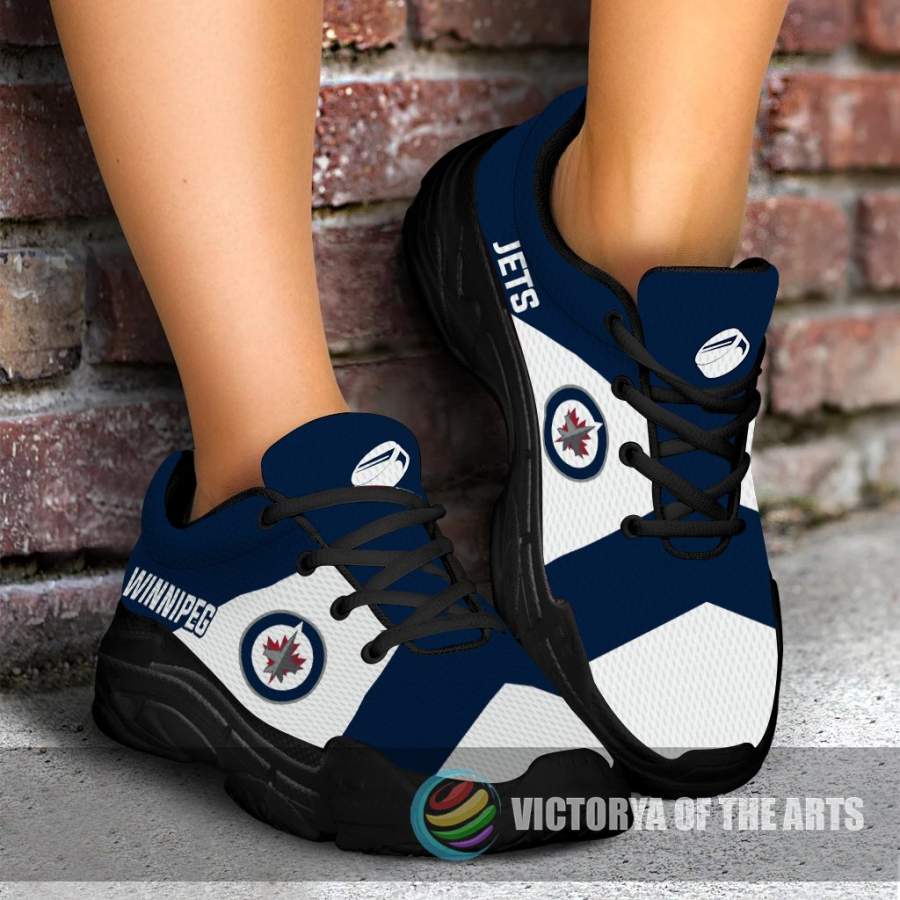 Colorful Logo Winnipeg Jets Chunky Sneakers