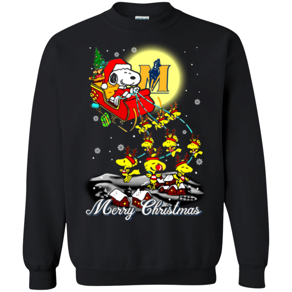 Blithesome Murray State Racers Ugly Christmas Sweater 2023S Santa Claus With Sleigh And Snoopy Sweatshirts