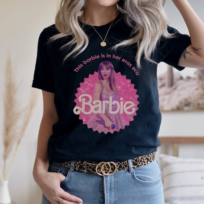 Barb Movie Poster 2023, In Her Eras Era Tour, The Eras Tour Shirt, Swift Shirt 2023, Swiftie Eras Tour Shirt, Barbi Poster Shirt