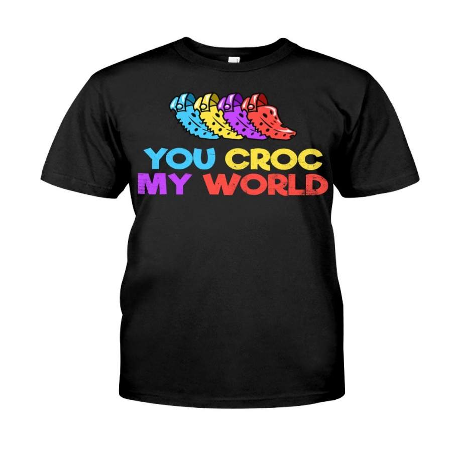 You Croc My World Vintage Outdoor Alligator Classic T-Shirt By Vevotee Store