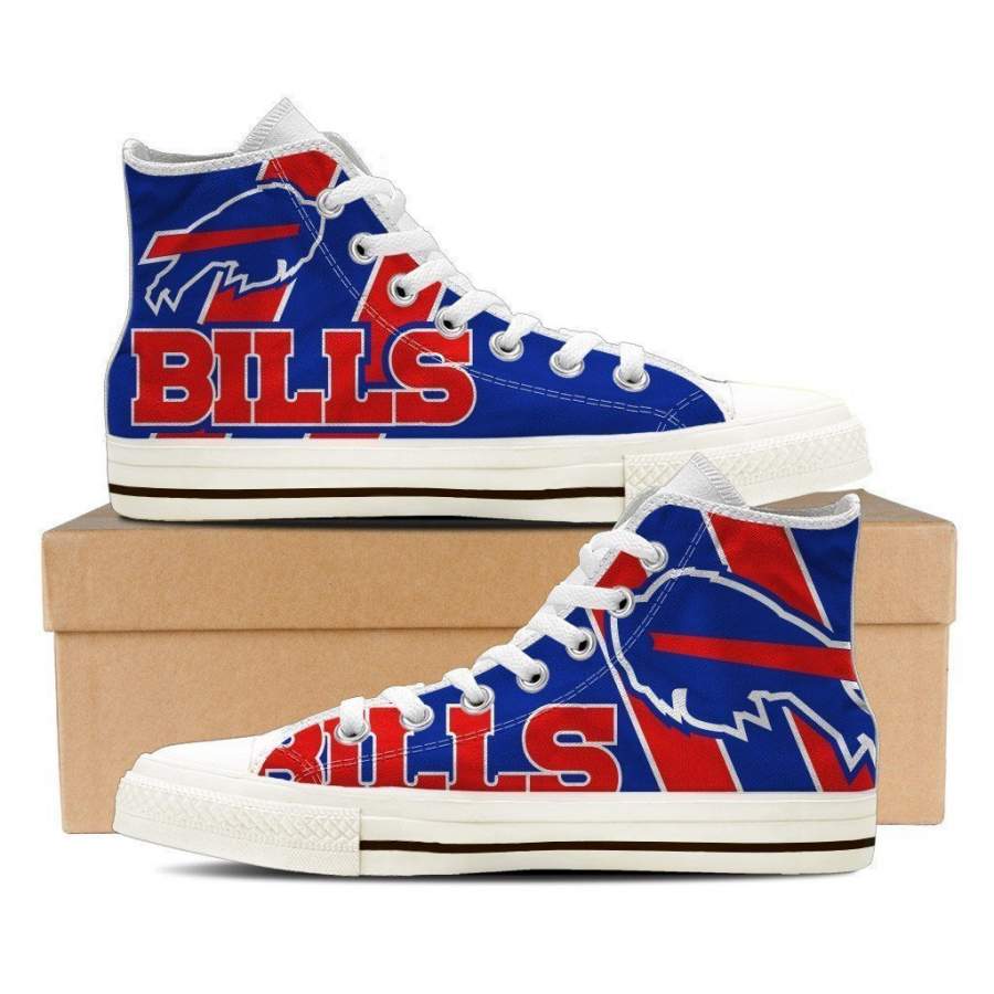 Buffalo Bills Mens High Top Sneakers High Top