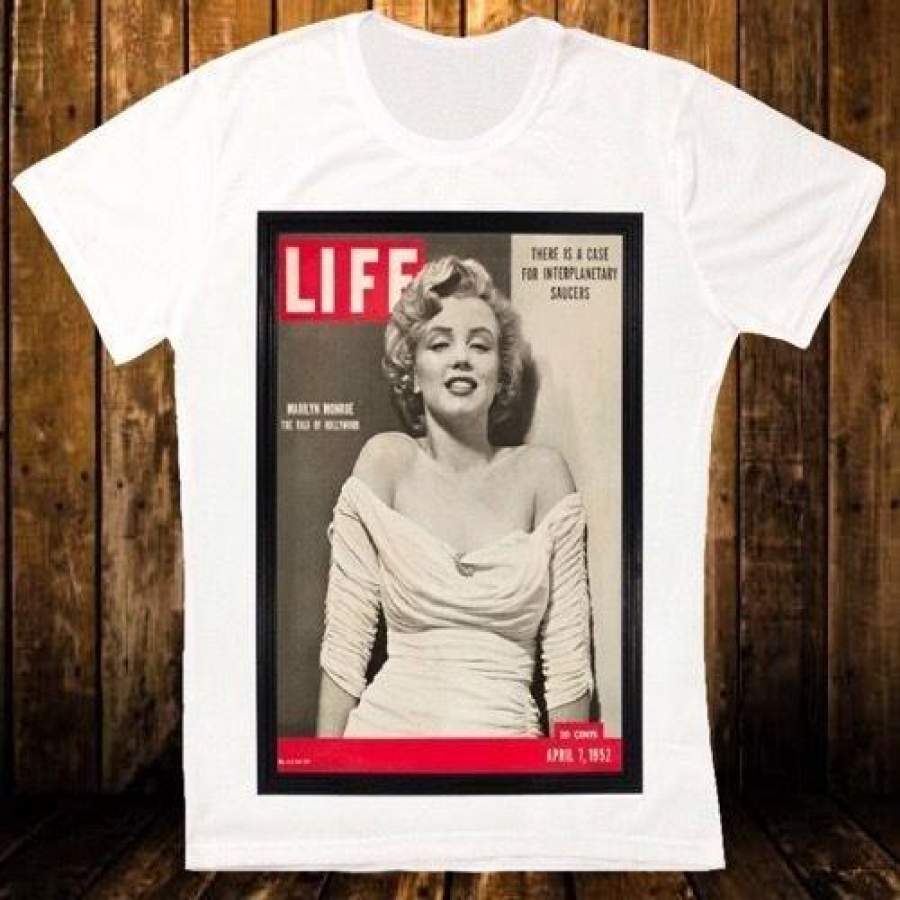 Marilyn Monroe 52 Life Magazine Cover R??tro Vintage Hipster Unisexe T Shirt