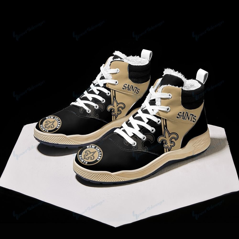 New Orleans Saints Winter High Top Fashion Sneaker 42