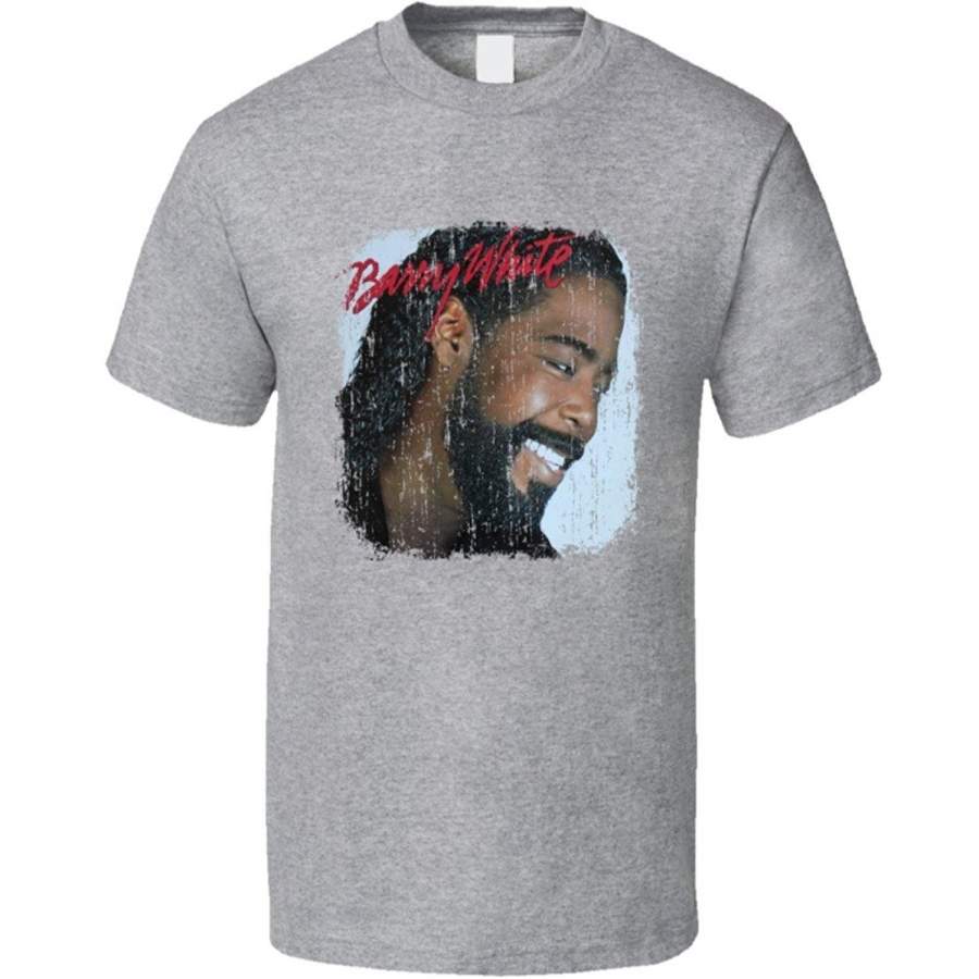 Barry White Celebrity Icon Sexy Vintage T Shirt Fashion O-Neck Short Sleeved T-Shirts Summer Funny Loose Tee Shirt For Men