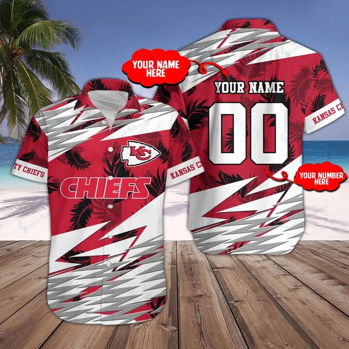 Kansas City Chiefs Personalized Button Shirts Bg139