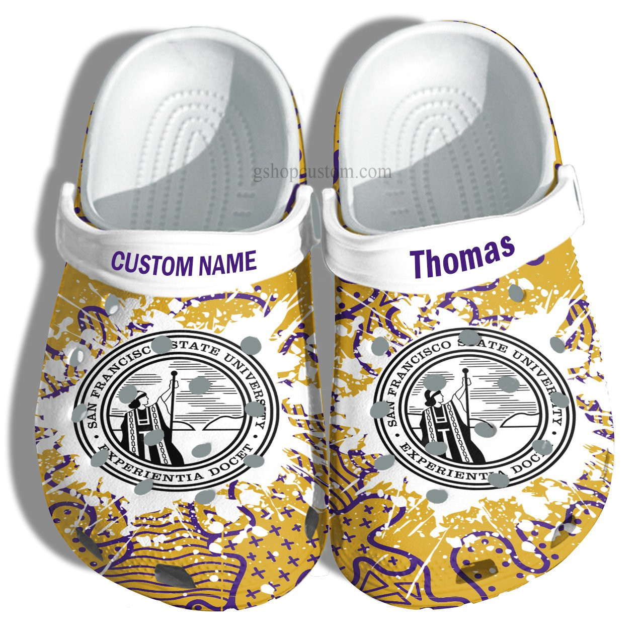 San Francisco State University Graduation Gifts Croc Shoes Customize- Admission Gift Crocss Shoes