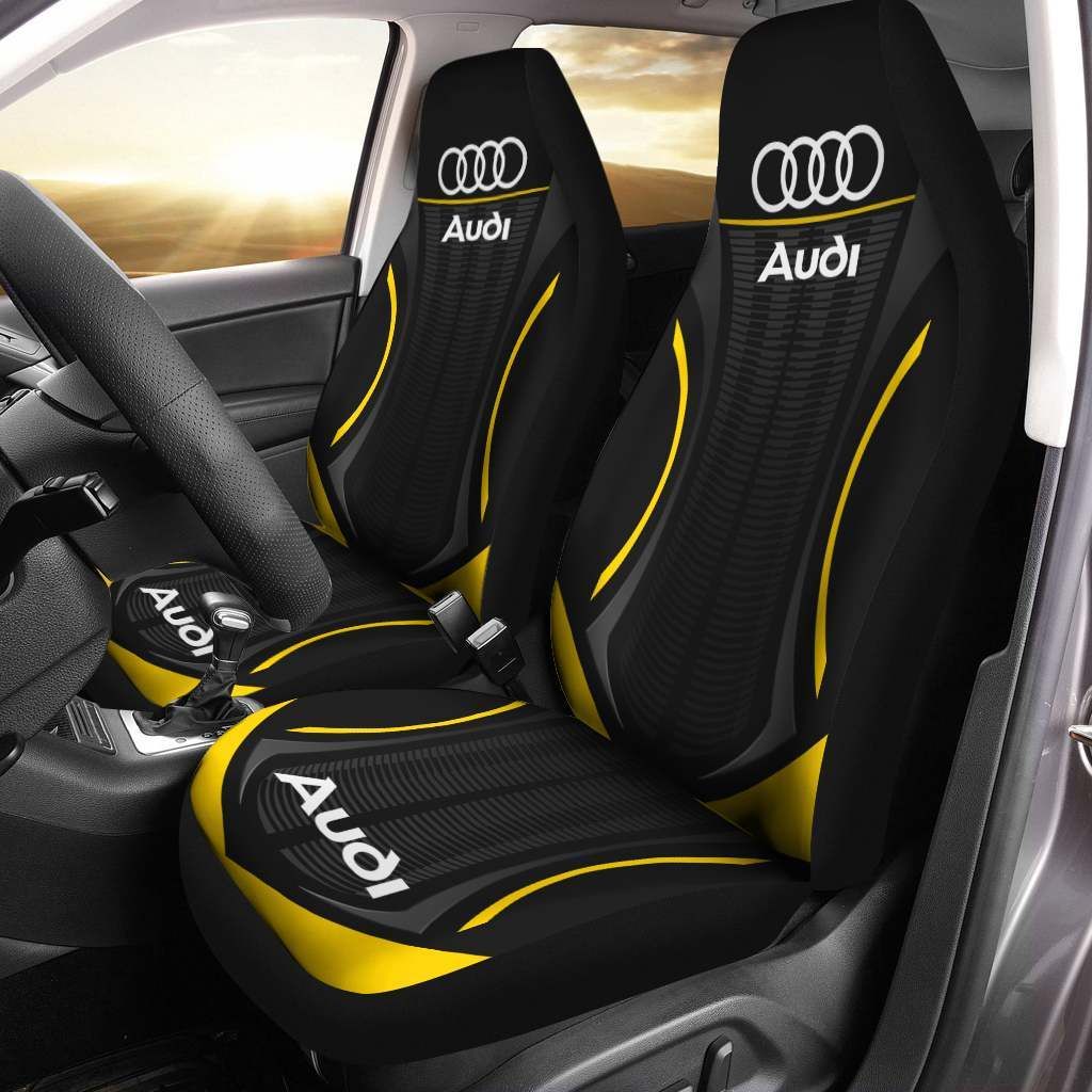 Audi PVT-HL Car Seat Cover (Set of 2) Ver 1 (Yellow)