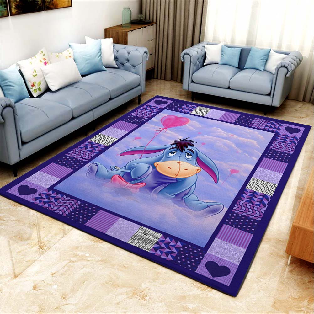 Eeyore Falling In Love Winnie The Pooh Living Room Carpet Kitchen Area Rugs