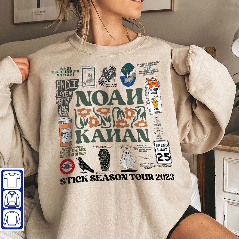 Noah Kahan Stick Season 2023 Tour Shirt, Noah Kahan Folk Pop Music Shirt, Noah Kahan Tour 2023 Album