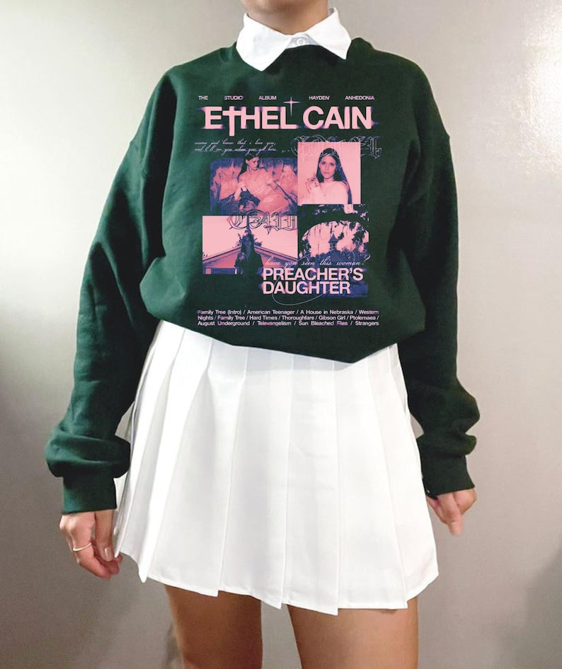 Ethel Cain Shirt, Ethel Cain Inspired T-Shirt Merch, Preacher’S Daughter Album